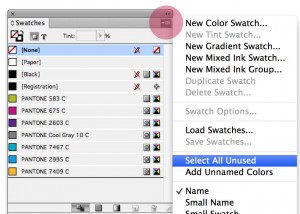 how to select unwanted colours